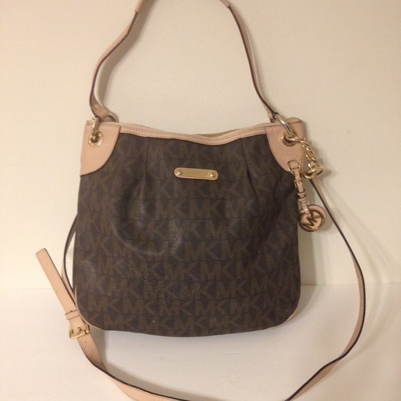 Michael Kors signature mk two way shoulder bag - Picture 1 of 16